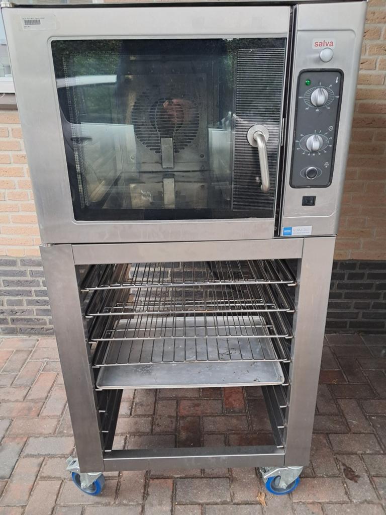 Salva K-5+H-E 00 BASIC bakoven, hetelucht + stoom, 5 niveaus, Ophalen, Gebruikt, 60 cm of meer, Vrijstaand