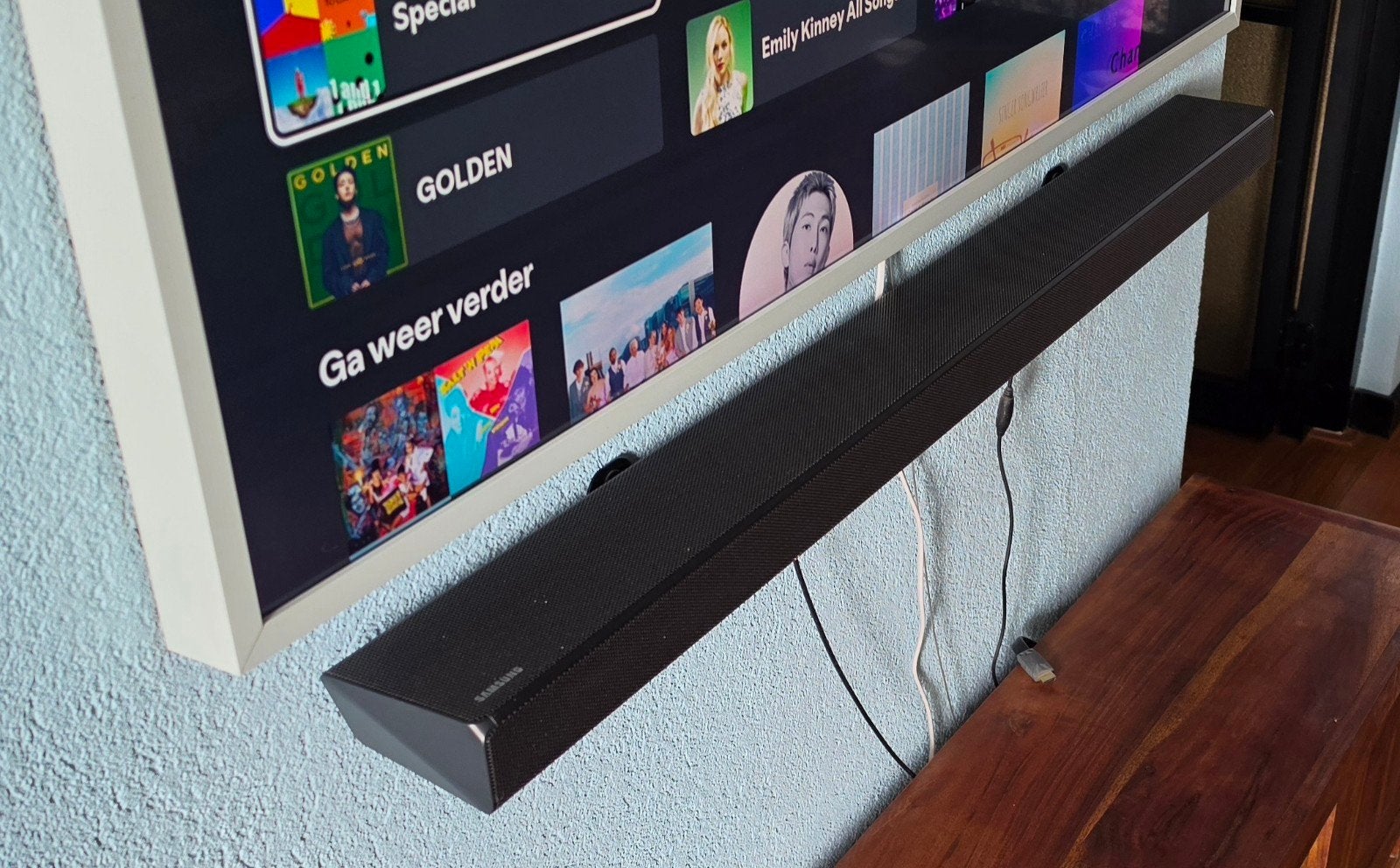 Soundbar Samsung HW650, Ophalen, Met externe subwoofer, Zo goed als nieuw