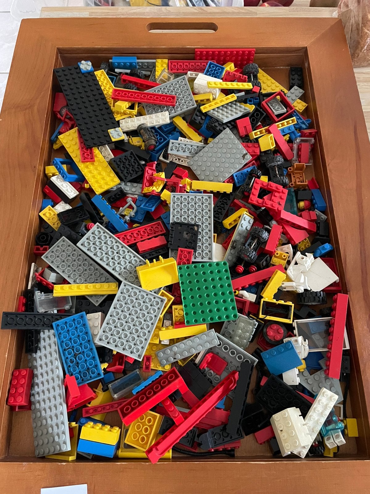 1 kilo losse Lego onderdelen. 2, Ophalen of Verzenden, Gebruikt, Losse stenen, Lego