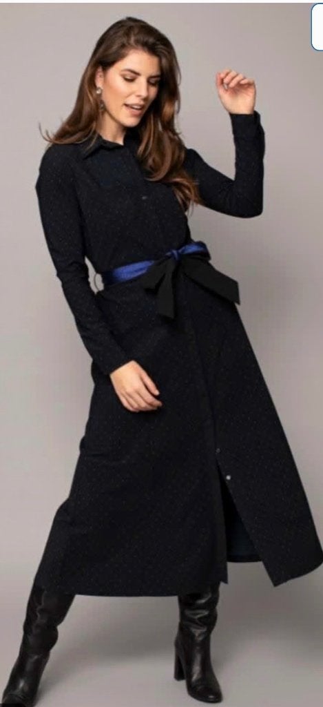 Mooie midi jurk van Studio Anneloes, Kleding | Dames, Maat 38/40 (M), Studio Anneloes, Verzenden, Zwart