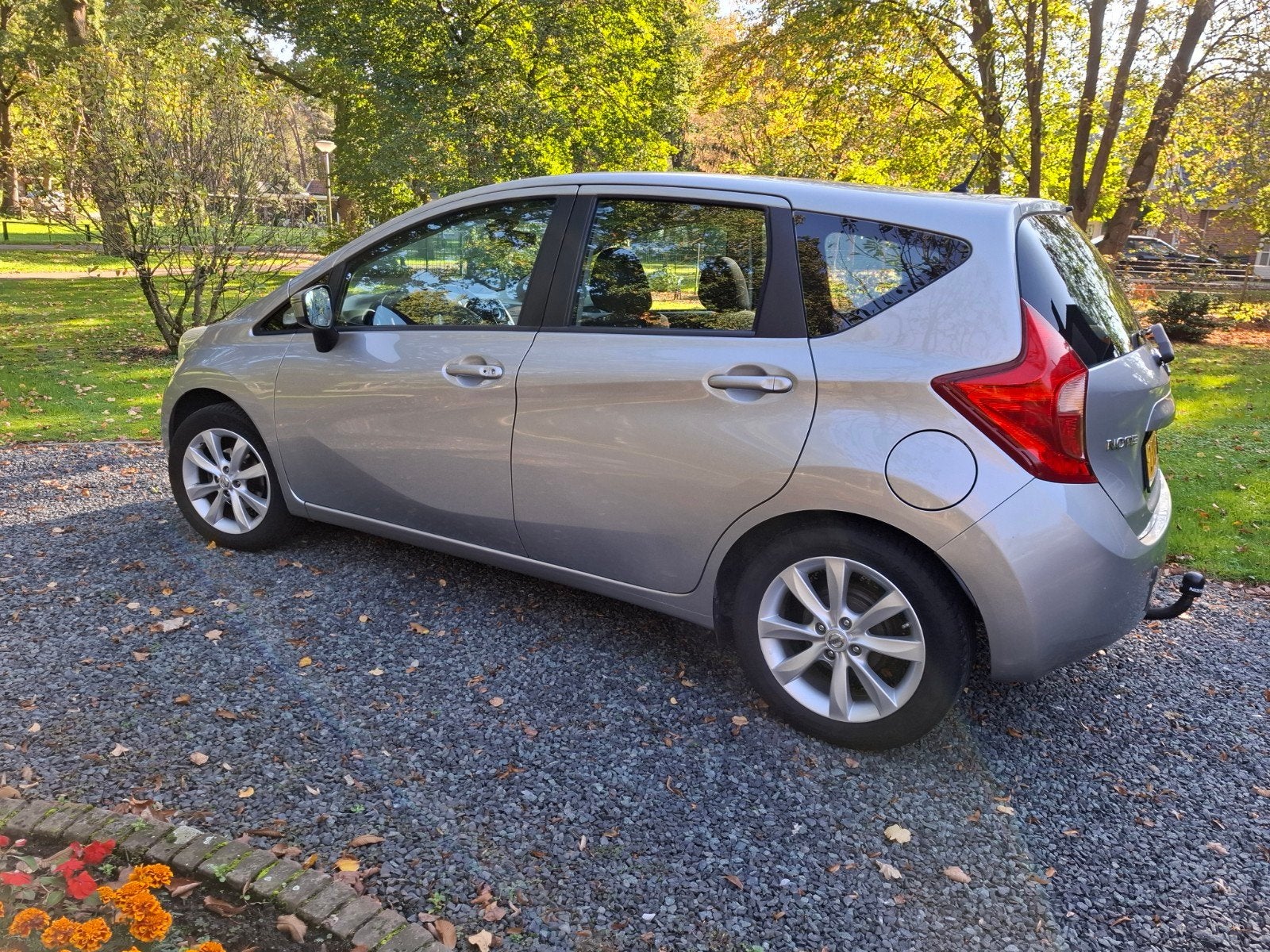 Nissan Note 1.2 Dig-s 72KW/98PK 2014 Grijs, Voorwielaandrijving, 1025 kg, Handgeschakeld, Particulier