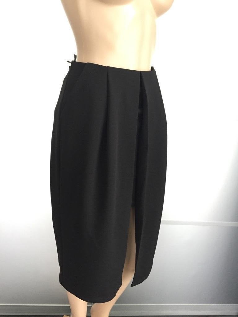 B1246 Nieuw SuperTrash zwart dubbele rok rokje Maat 34/36=XS, Supertrash, Zwart, Nieuw, Ophalen of Verzenden