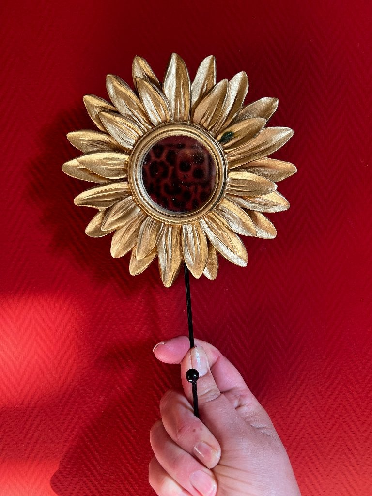 zonnebloem hanger, Sieraden, Tassen en Uiterlijk, Ophalen, Zo goed als nieuw, Overige kleuren, Overige materialen