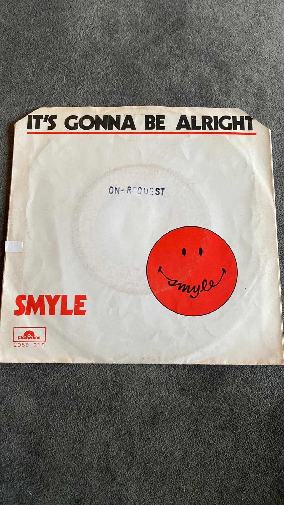 Vinyl single Smyle - It’s gonna be alright, Ophalen of Verzenden, Gebruikt, Pop