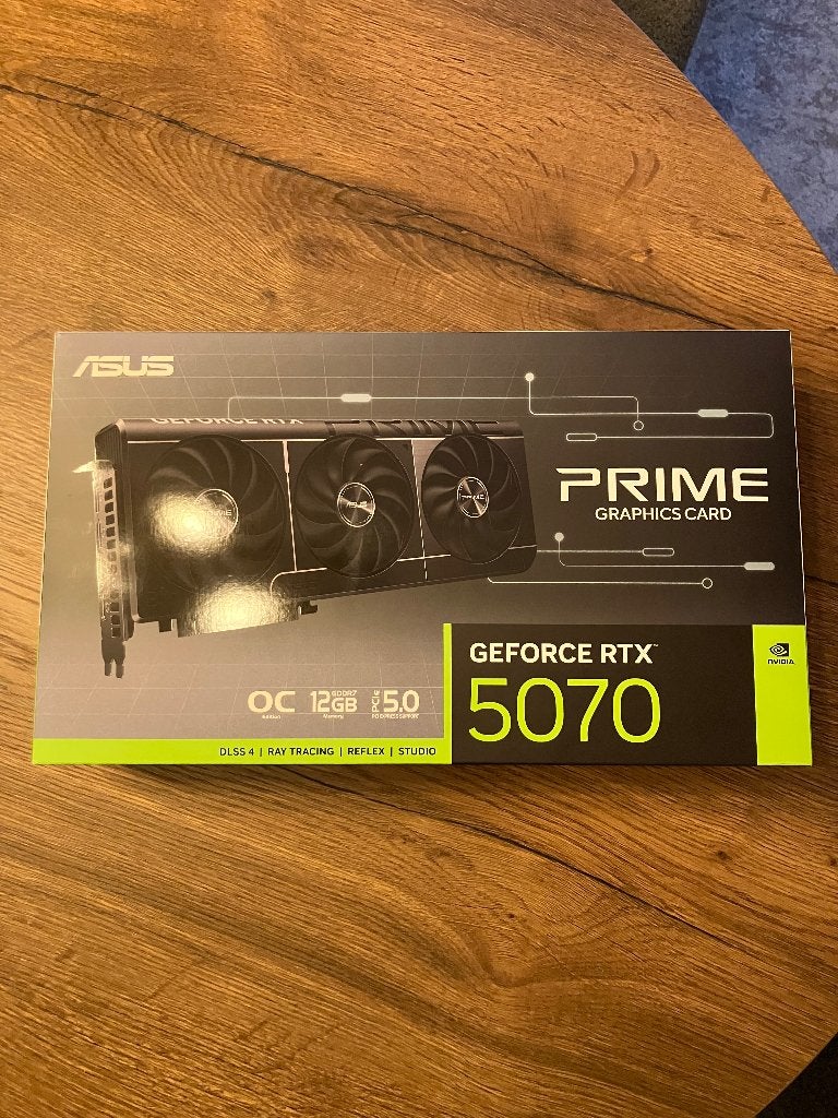 NVIDIA GeForce RTX 5070 ASUS Prime 12GB videokaart, Computers en Software, Overige soorten, Nieuw, Ophalen of Verzenden, HDMI