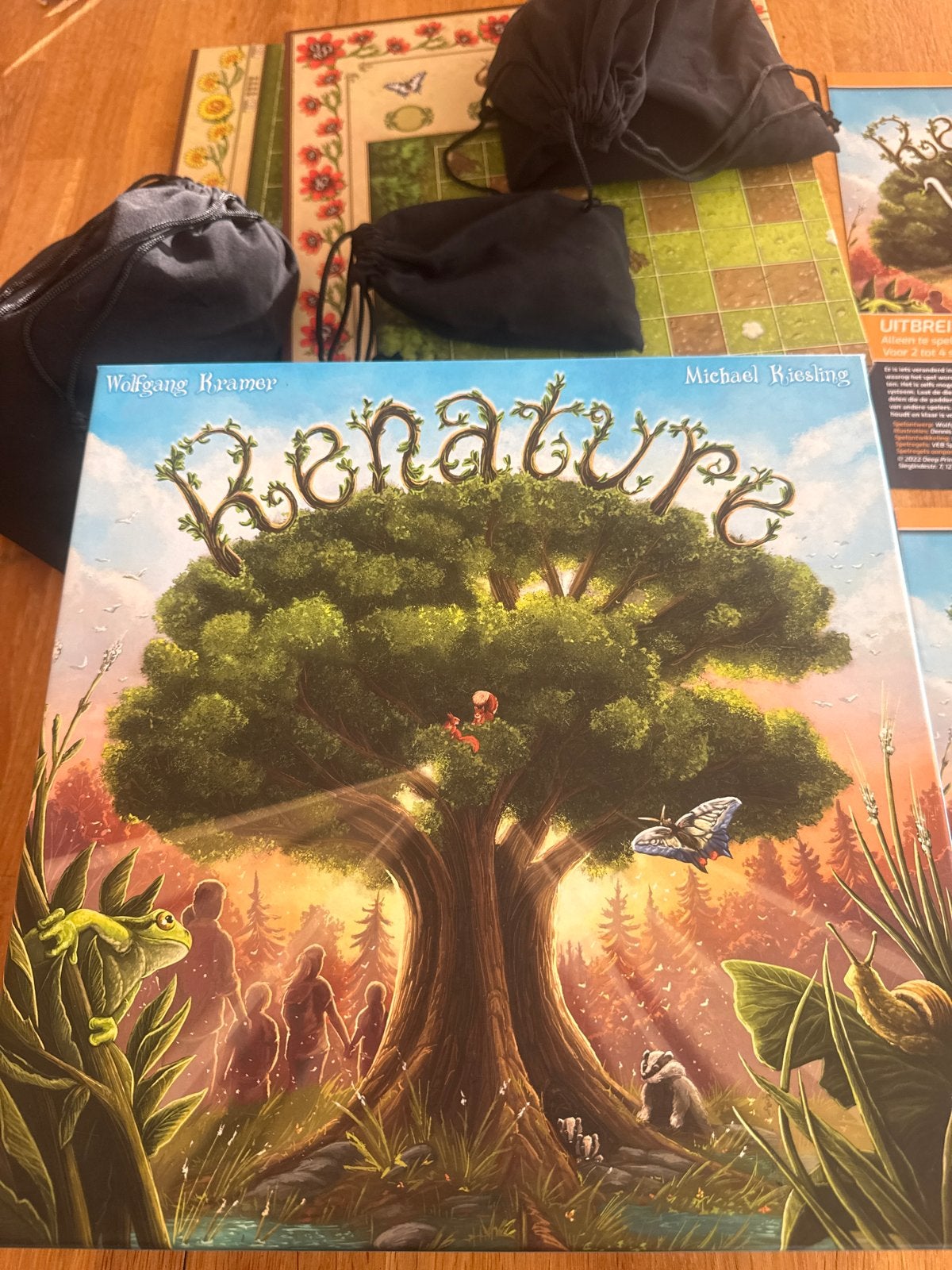 Renature Bordspel + Uitbreiding - Zo goed als nieuw!, Hobby en Vrije tijd, Drie of vier spelers, Ophalen of Verzenden, Zo goed als nieuw