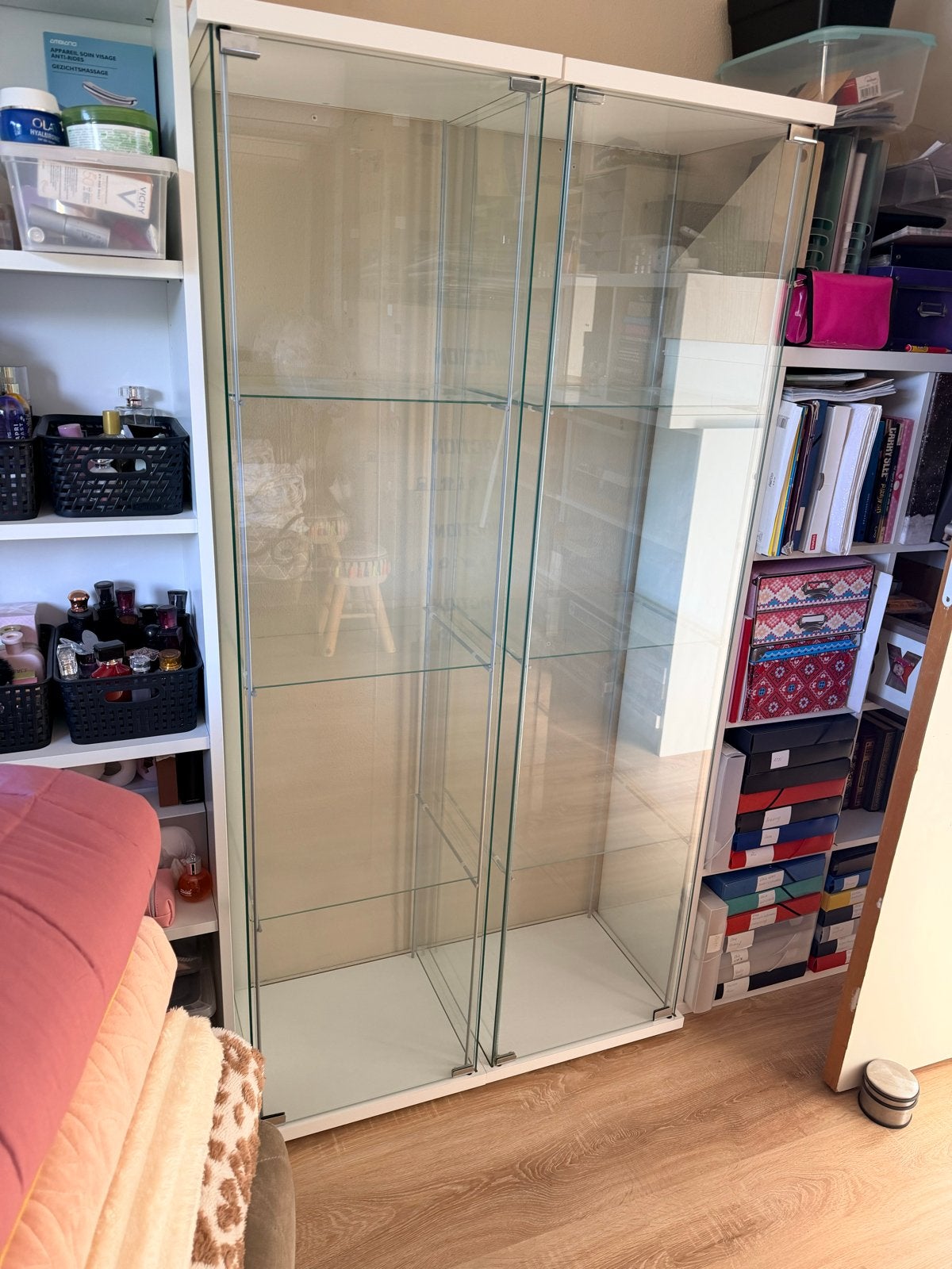 IKEA DETOLF/BLÅLIDEN Vitrinekast - 2 stuks, Ophalen, Minder dan 50 cm, Met deur(en), 150 tot 200 cm