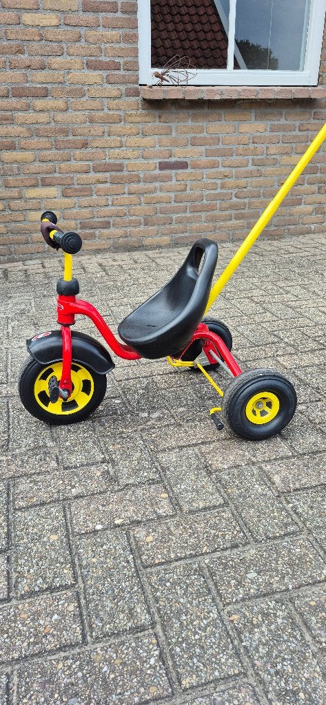 Puky driewieler met duwstang, Kinderen en Baby's, Speelgoed | Buiten | Voertuigen en Loopfietsen, Ophalen, Gebruikt