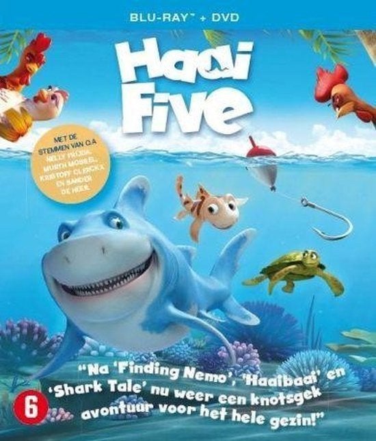 Nieuw Haai Five, Blu-ray disc + DVD video, Nederlands, Film, Met slipcover/slipcase, Ophalen of Verzenden