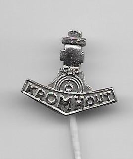 KROMHOUT MOTOR SPELD, Verzamelen, Ophalen of Verzenden, Gebruikt, Transport, Speldje of Pin