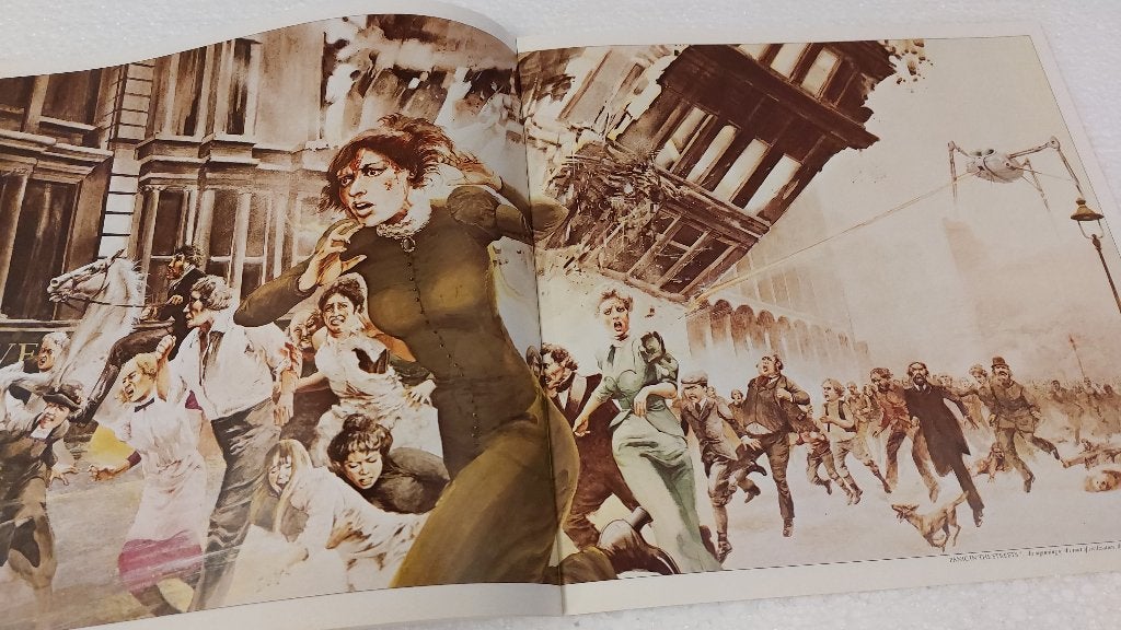 JEFF WAYNE SONGBOOK TEKSTEN & ARTWORK War Of The Worlds 1978, Verzenden, Jeff Wayne, NvT, Boek, Tijdschrift of Artikel