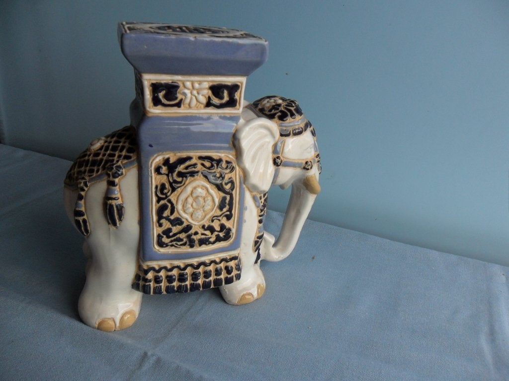 Olifant plantenstandaard – bijzettafel, Antiek en Kunst, Ophalen of Verzenden
