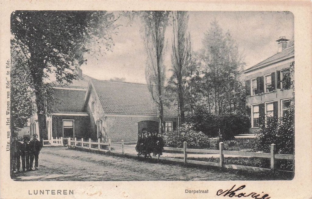703-136-043 Lunteren Dorpstraat, Verzenden, Voor 1920, Gelderland