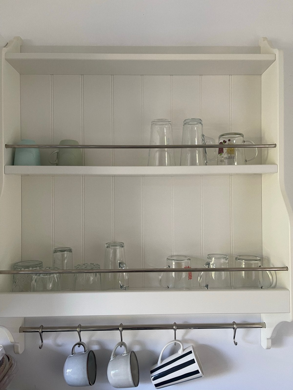 Wandrek ikea tornviken, Ophalen, Gebruikt, Bordenrek, Hout