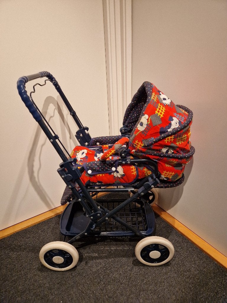 Kinder poppenwagen, Kinderen en Baby's, Speelgoed | Poppen, Ophalen, Zo goed als nieuw, Babypop