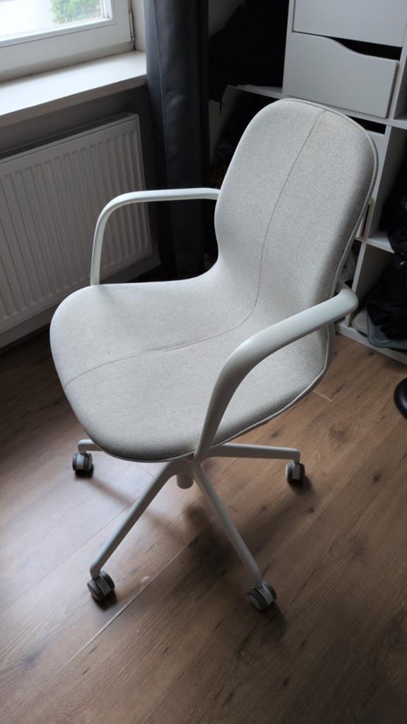 IKEA LÅNGFJÄLL bureaustoel, Huis en Inrichting, Ophalen of Verzenden, Zo goed als nieuw, Beige, Bureaustoel