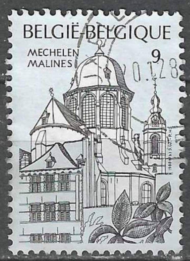 Belgie 1988 - Yvert/OBP 2289 - Toerisme - Mechelen (ST), Verzenden, Gestempeld