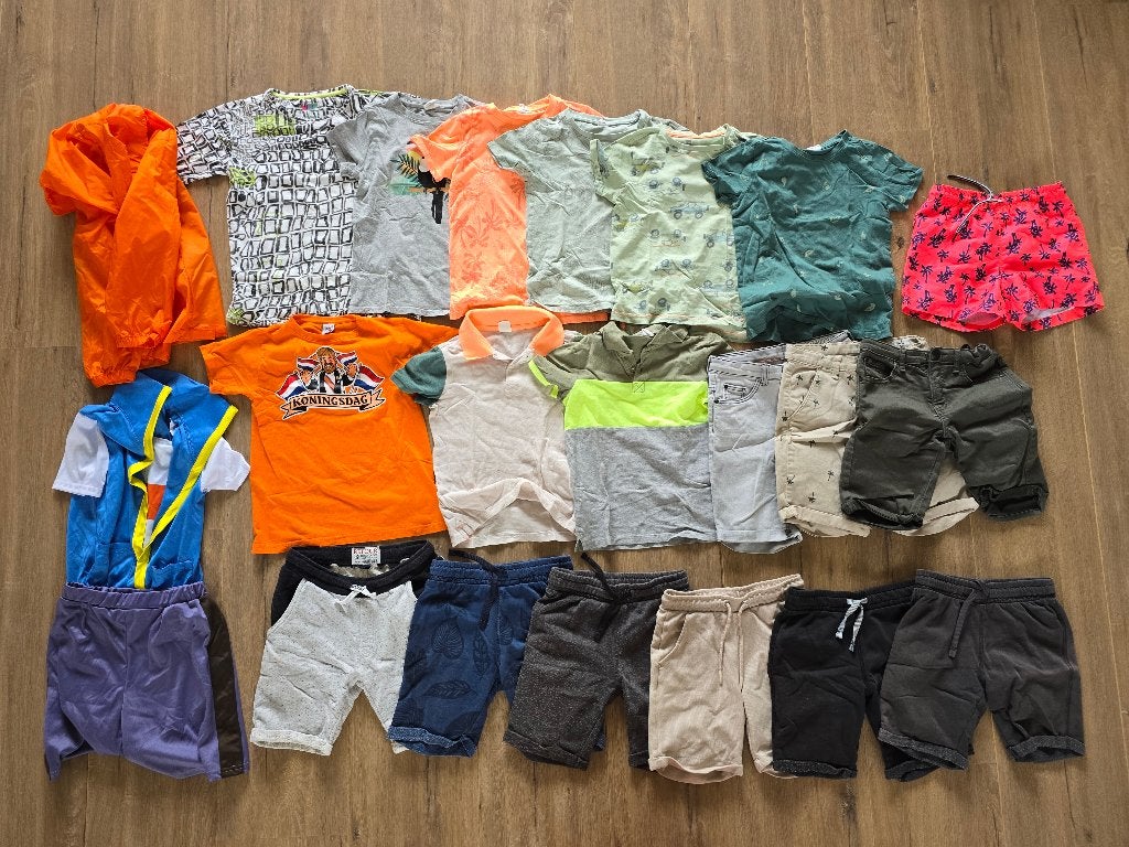 Kledingpakket Jongen (Zomer) - Maat 122/128 (21-delig), Ophalen of Verzenden, Gebruikt, Maat 128