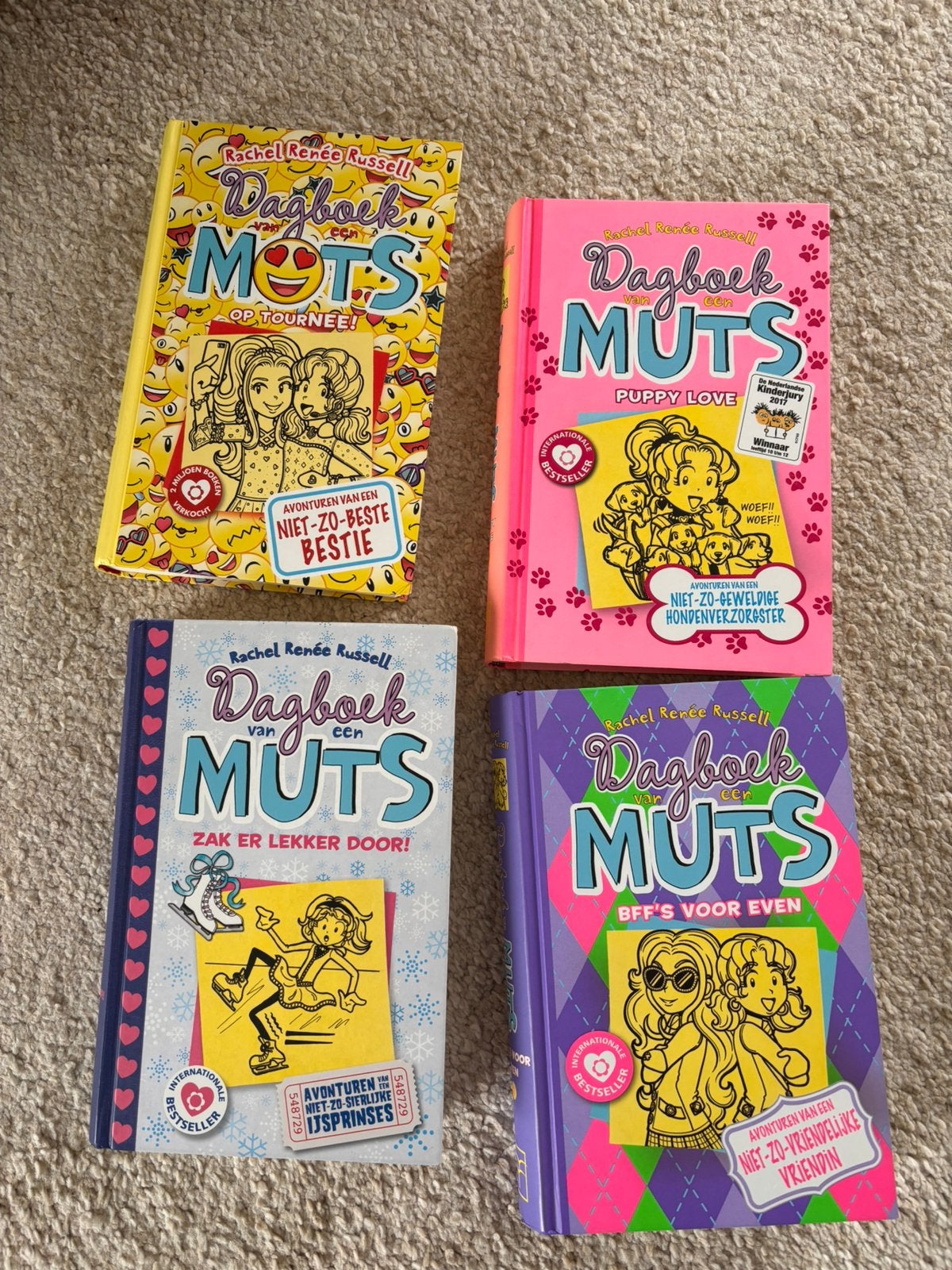 4 stuks Dagboek van een muts, Boeken, Ophalen of Verzenden, Zo goed als nieuw