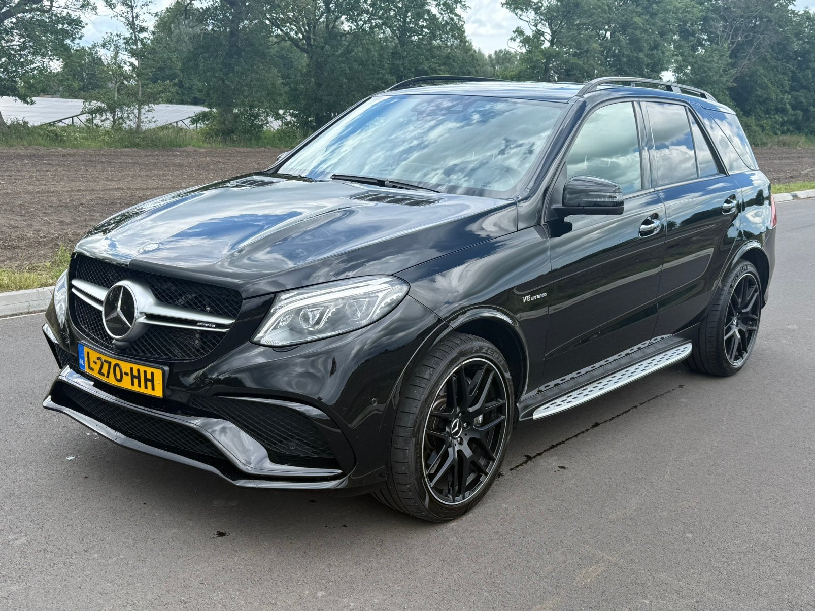 Mercedes-Benz GLE 63 557pk 4MATIC AMG Speedshift Plus 2016, Auto's, 5461 cc, 2245 kg, GLE, Zwart
