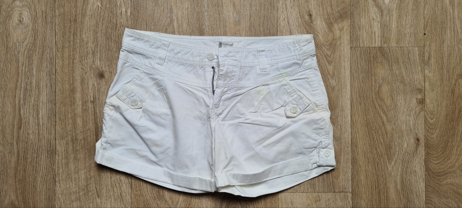 Witte Sutherland korte broek, Maat 38, Maat 38/40 (M), Sutherland, Kort, Wit