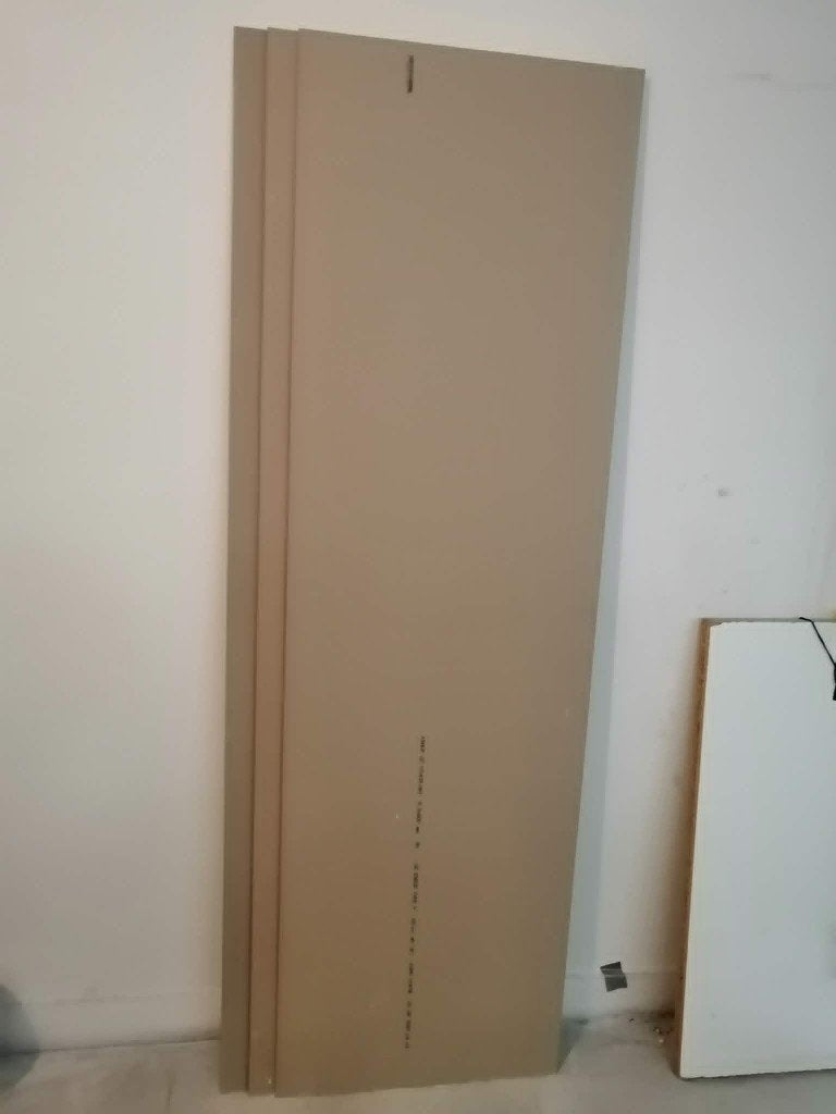 3 nieuwe stucplaten met ronde kant, Doe-het-zelf en Verbouw, Platen en Panelen, Ophalen, Nieuw, Overige materialen