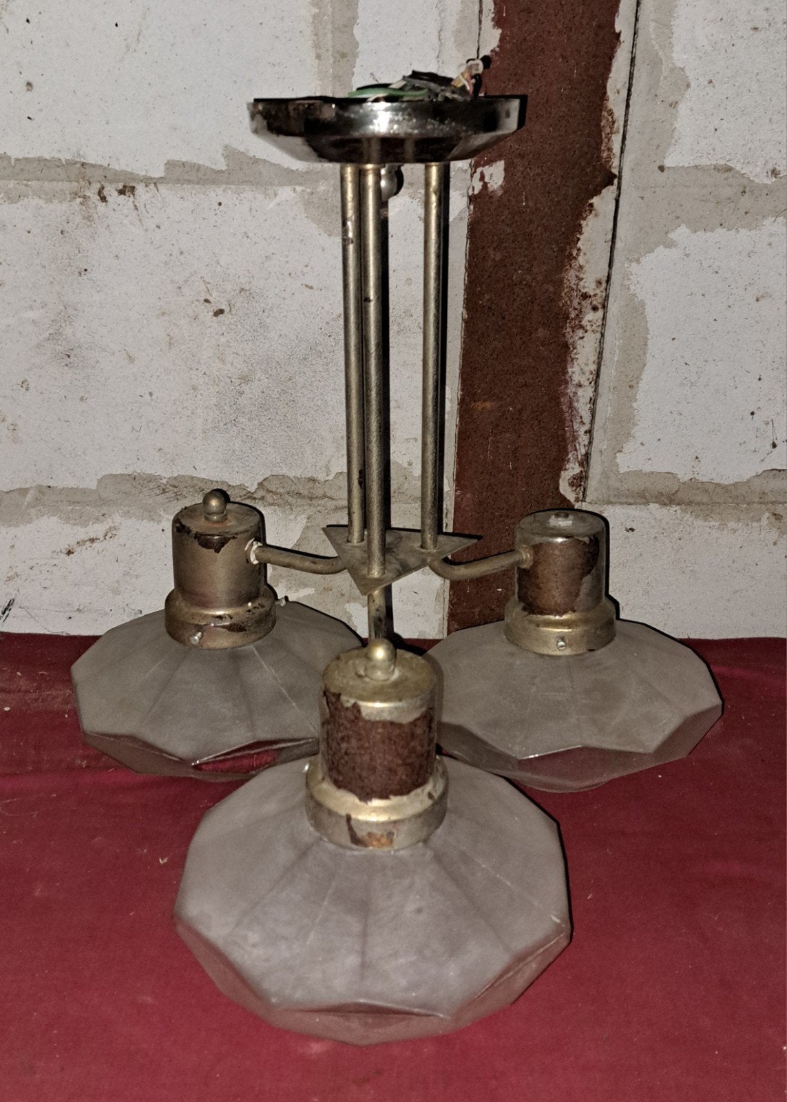 Lamp lampen art deco plafondlamp, Antiek en Kunst, Curiosa en Brocante, Verzenden