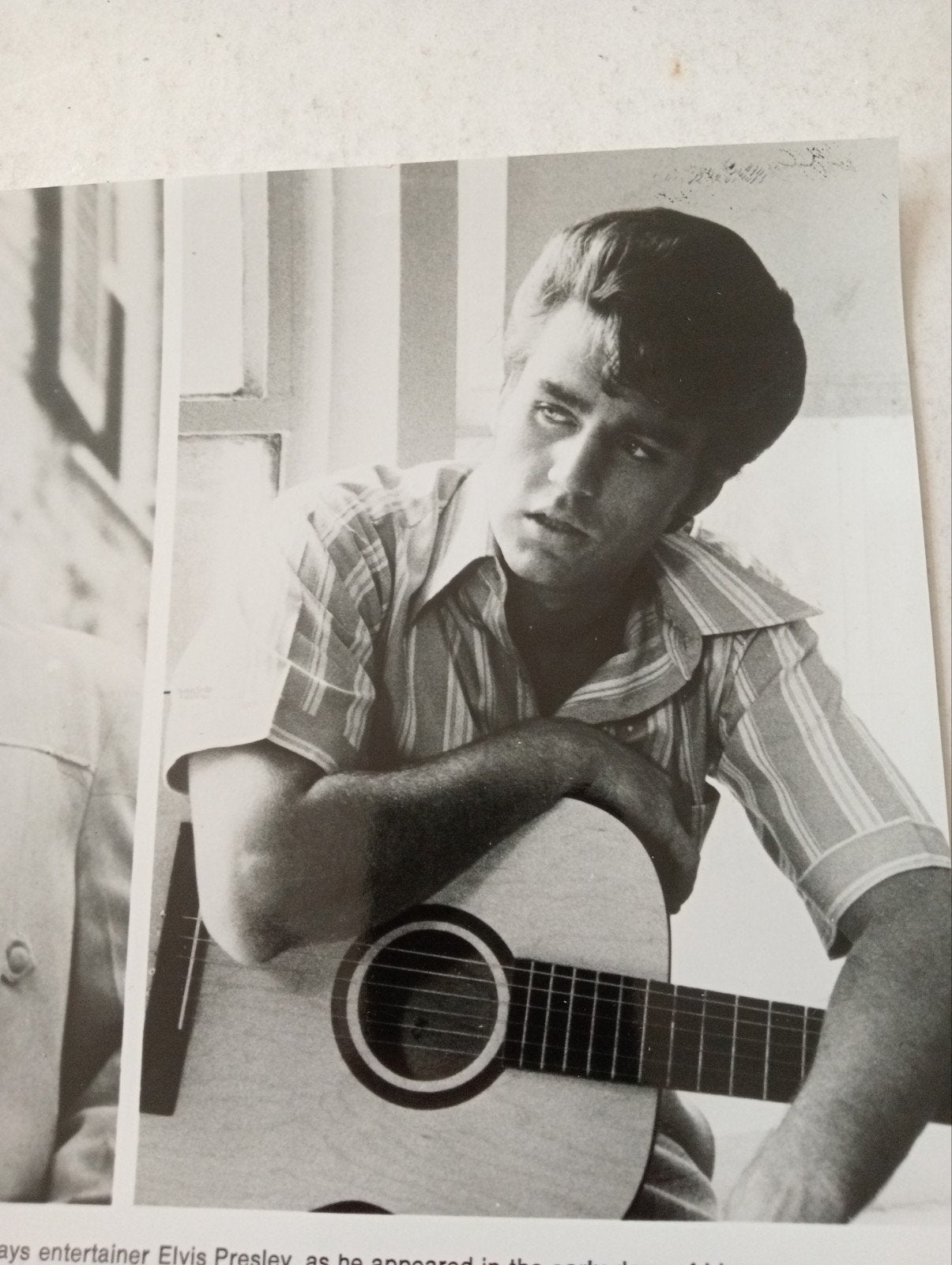 Elvis Presley en David Scott Filmfoto 1981, Ophalen of Verzenden, 1980 tot heden, Overige onderwerpen