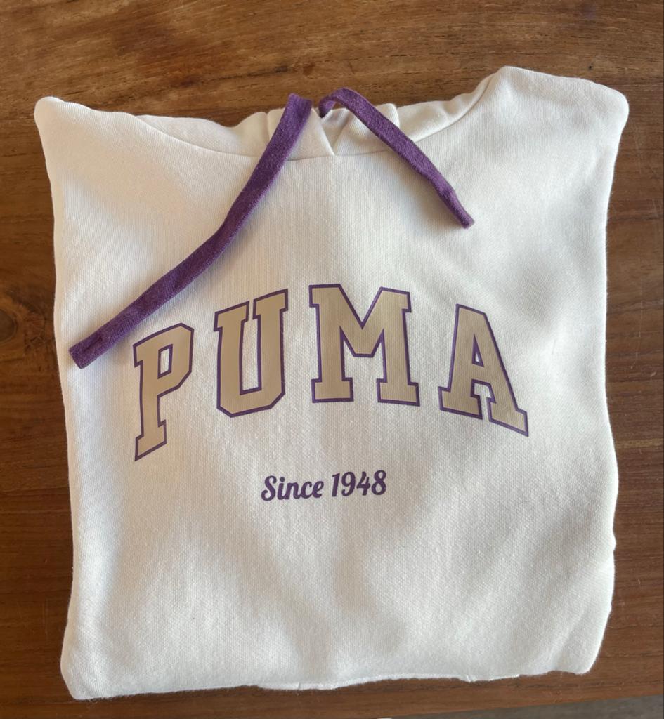 Puma joggingpak maat S - Nieuw met lila accenten, Kleding | Dames, Huispakken, Ophalen of Verzenden, Nieuw, Maat 36 (S), Overige kleuren