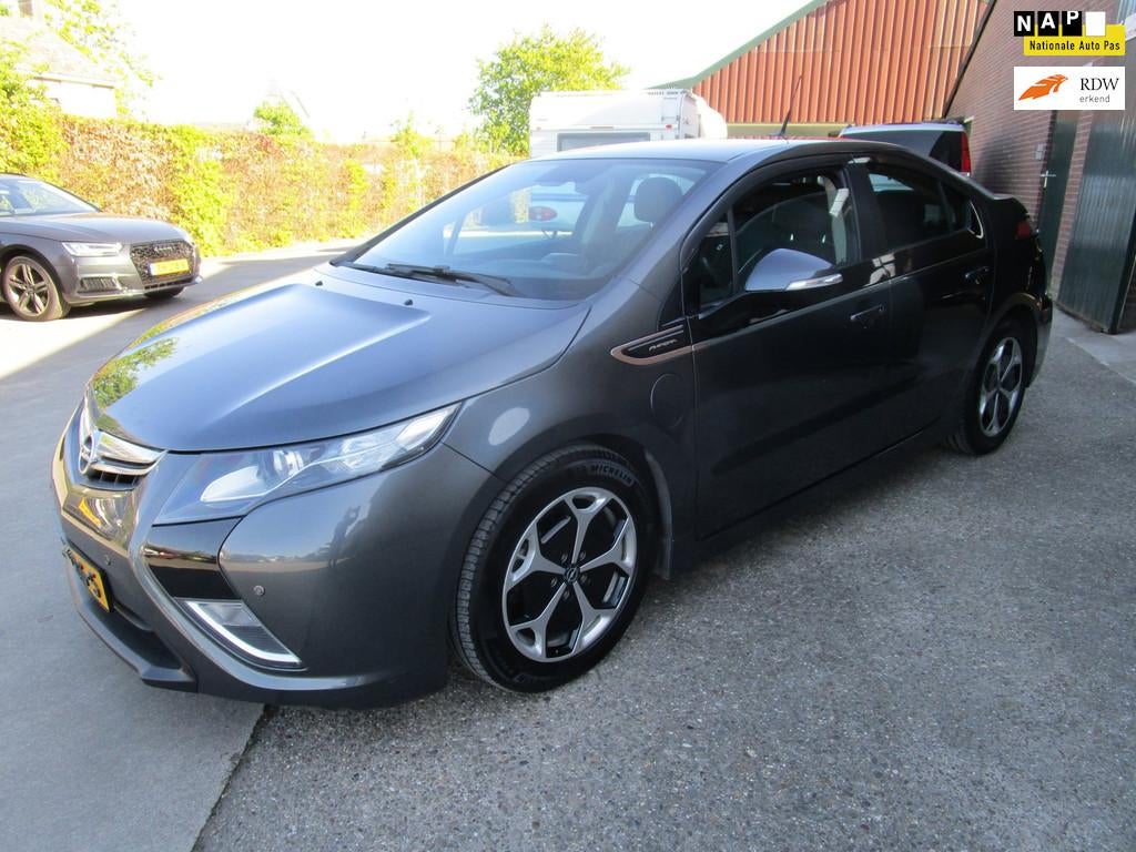 Opel Ampera 1.4 EV two tone leer navi orig Holl pdc lm mooi, Auto's, Opel, Euro 5, 86 pk, Gebruikt, 4 cilinders