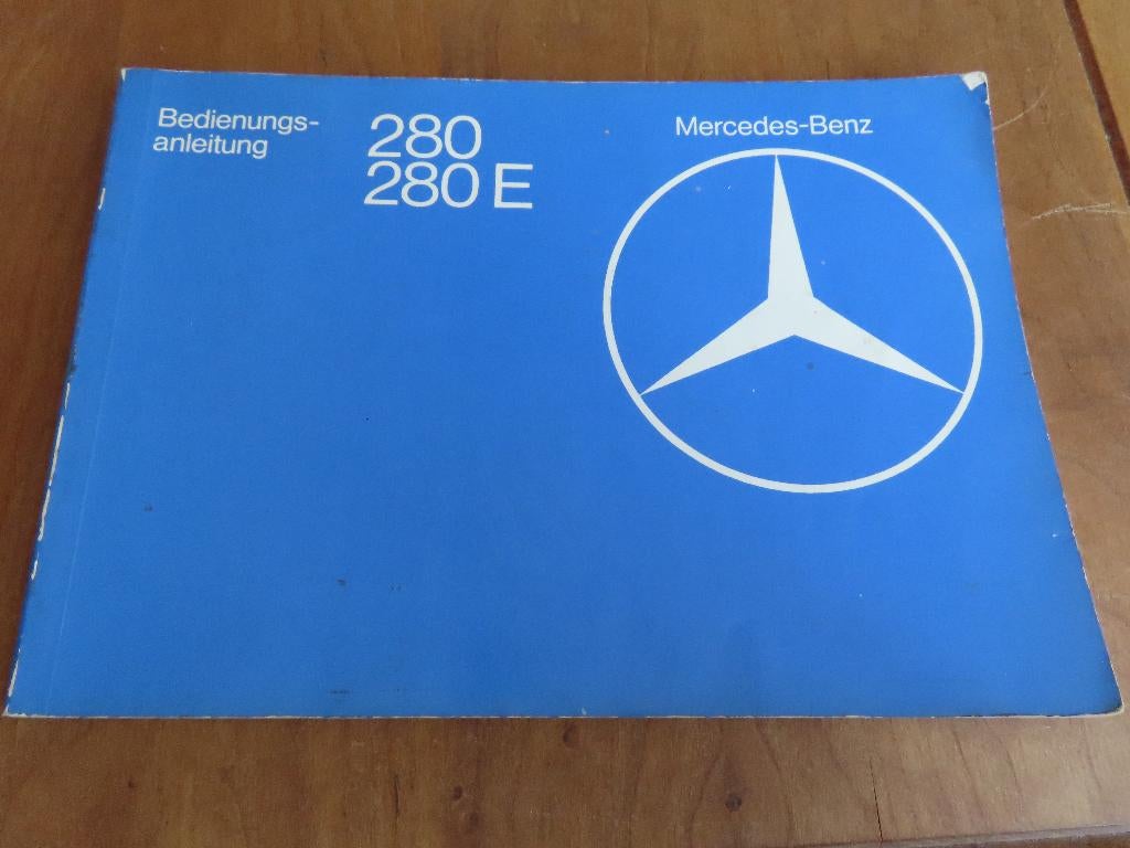 Instructieboek Mercedes-Benz 280, 280 E W123 1976, Ophalen of Verzenden