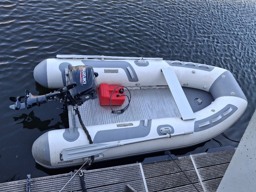 Prima Zodiac Cadet 310 alu vloer, Ophalen, Gebruikt, 6 pk, Zodiac