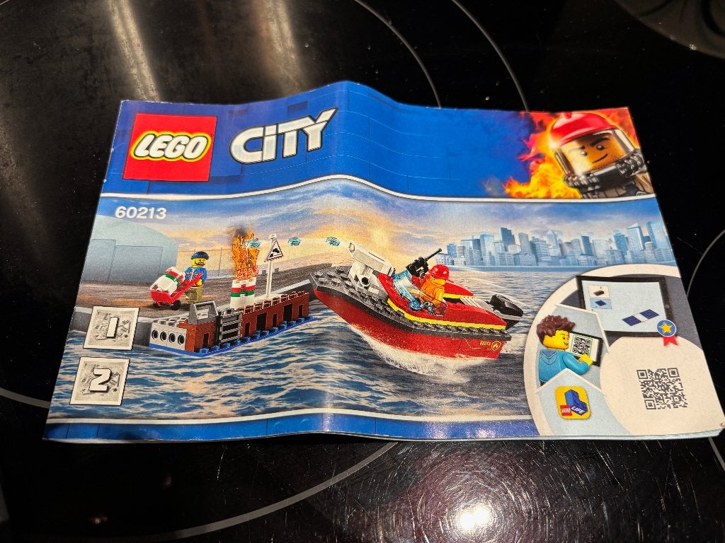 LEGO City brandweer boot (60213), City, Lego, Inclusief instructies, Ophalen of Verzenden