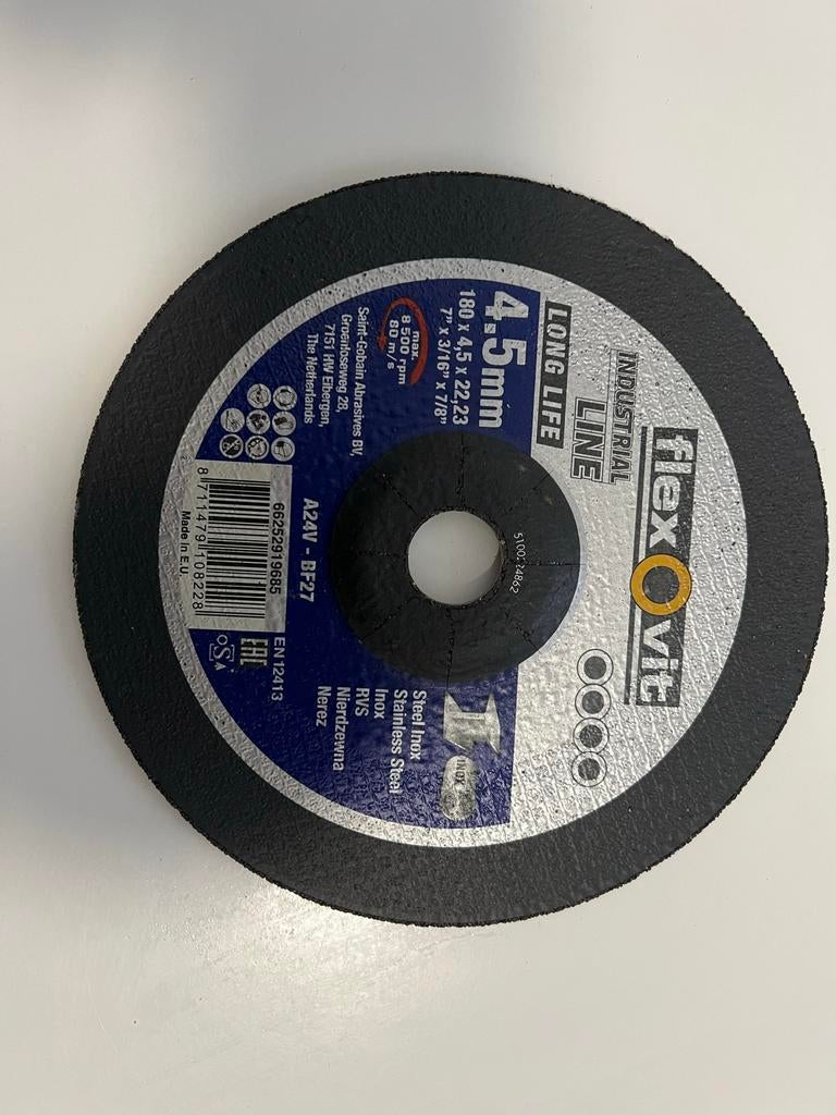 Nieuwe Flexovit Afbraamschijven 180 mm - Long Life, Ophalen of Verzenden, Nieuw, 1000 watt of meer, Overige typen