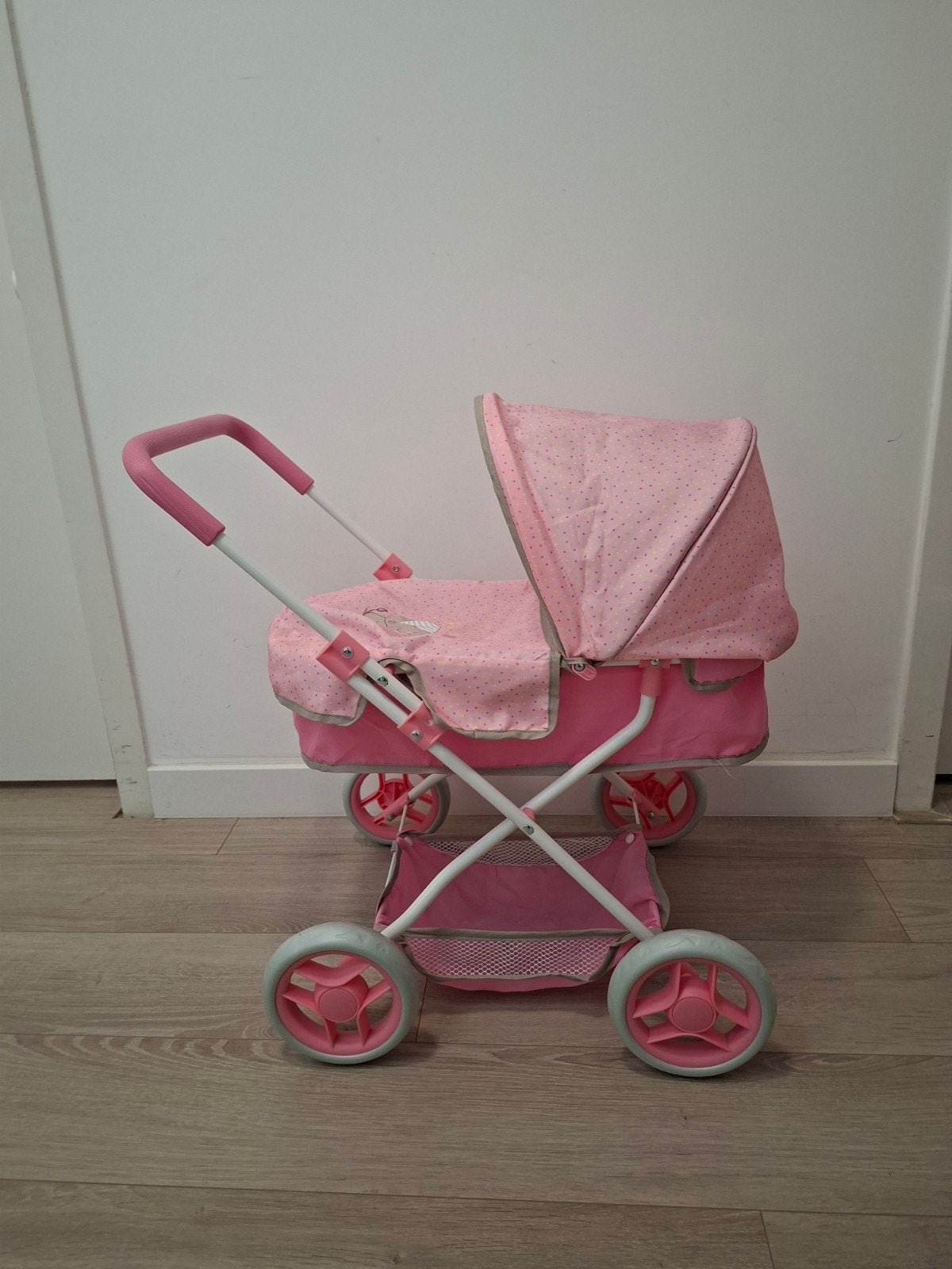 Roze poppenwagen met olifantje, Kinderen en Baby's, Ophalen, Gebruikt, Overige typen