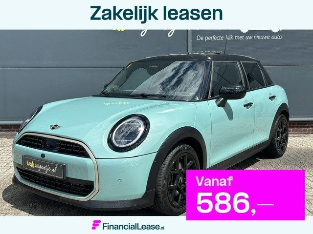 Mini Mini 1.5 Cooper C Autom. 5-drs *schuifdak *nieuw model, Gebruikt, 1295 kg, 156 pk, Leder