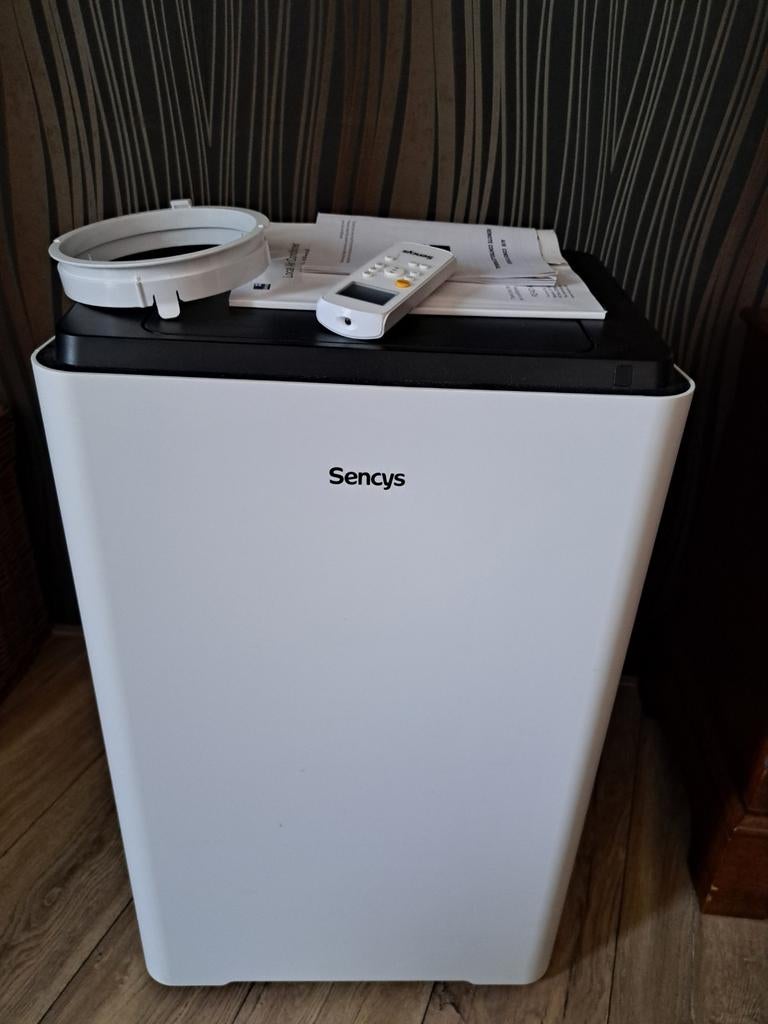 Mobiele airco Sencys, zgan, geschikt voor grote ruimtes, Witgoed en Apparatuur, Airco's, Ophalen, 3 snelheden of meer, Zo goed als nieuw