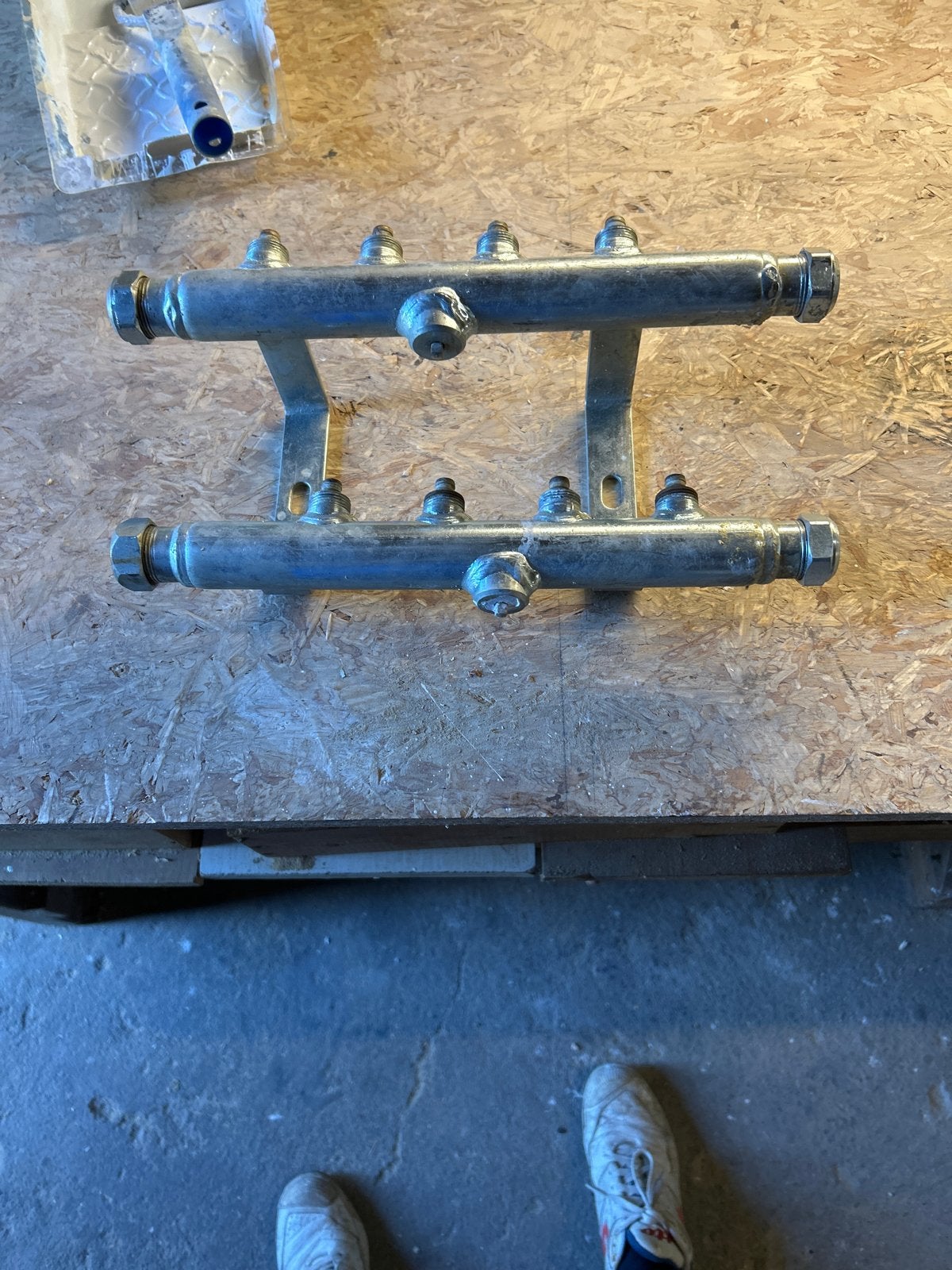 Verdeler voor vloerverwarming of radiatorinstallatie, Gebruikt, Minder dan 30 cm, Overige typen, Minder dan 60 cm