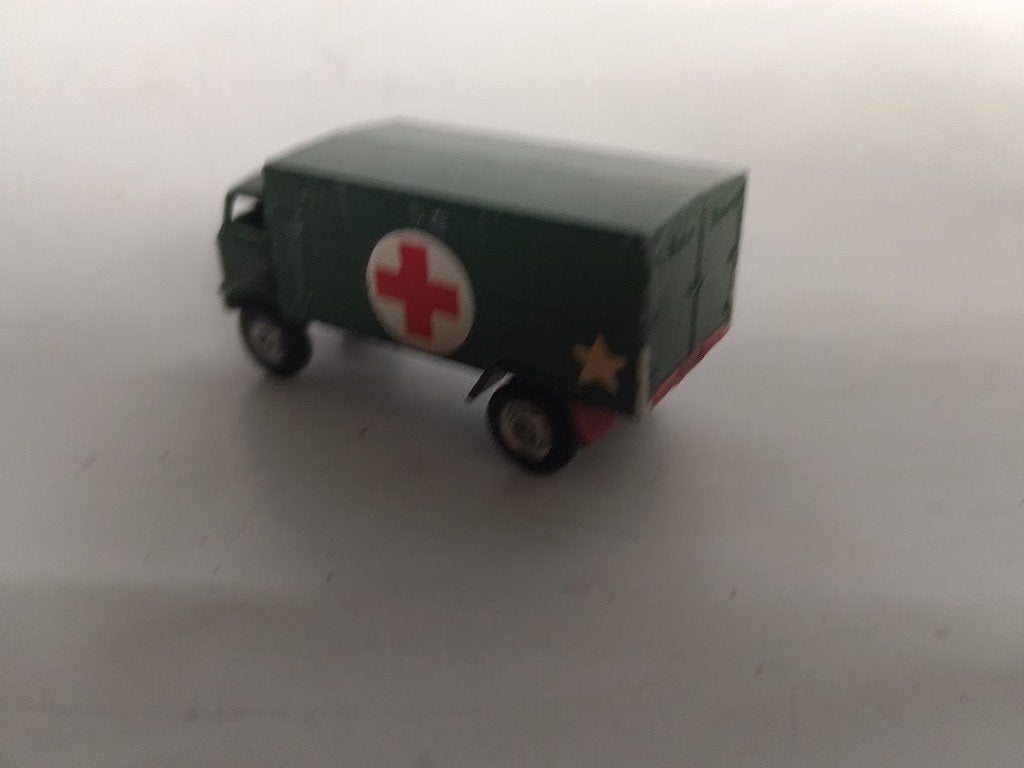 Ford 3 Ton Service Ambulance Leger, Matchbox lesney nr 63, Ophalen of Verzenden, Zo goed als nieuw, Auto