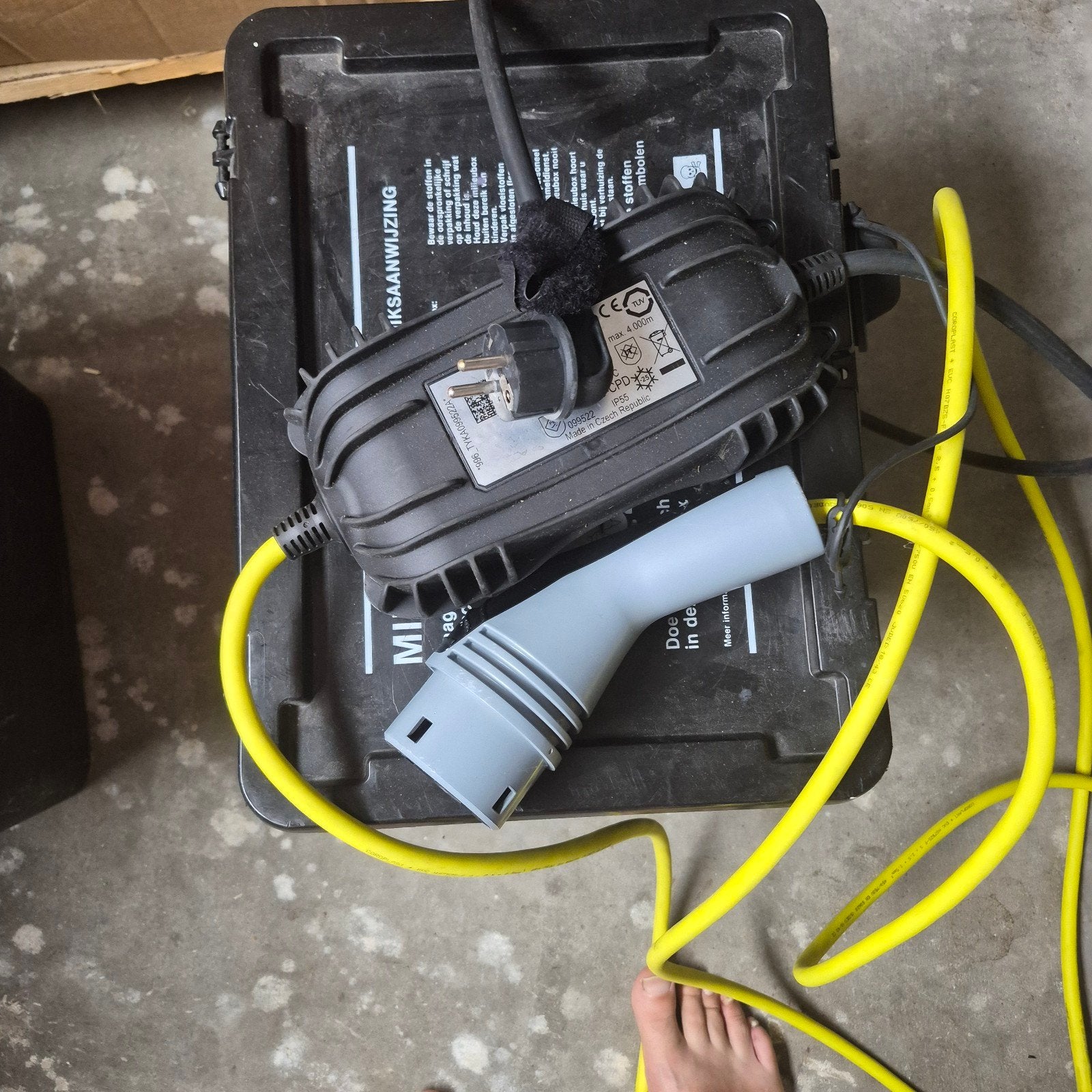 Draagbare EV Laadkabel Type 2 met Schuko stekker, Auto diversen, Laadpalen, Ophalen, Laadkabel