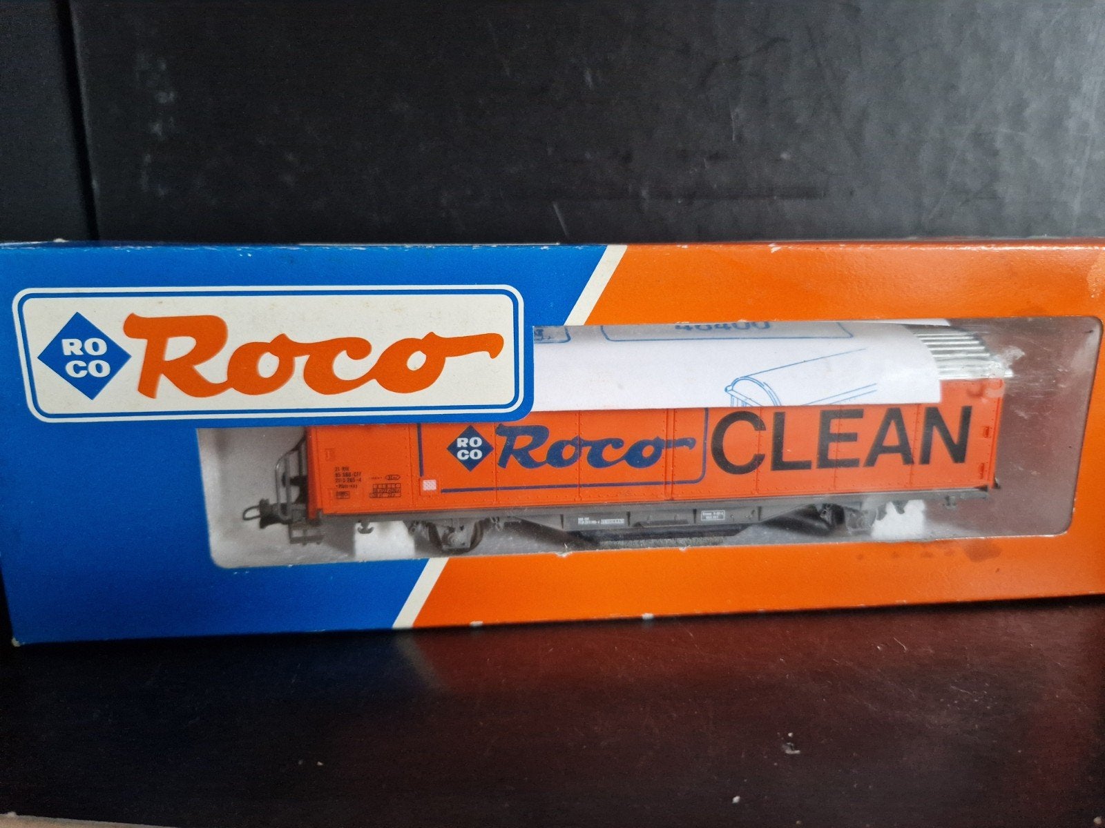 Roco Clean Rail-Cleaner Wagon 46400 - Zo goed als nieuw, Hobby en Vrije tijd, Modeltreinen | H0, Gelijkstroom, Wagon, Ophalen of Verzenden