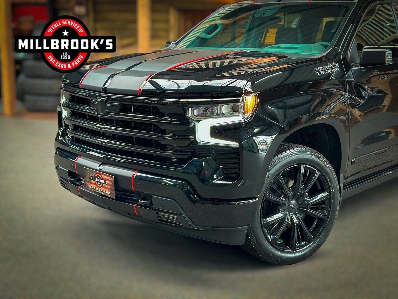 Chevrolet Silverado High Country Black Edition 6.2 V8 420 PK, Automaat, Met garantie (alle), Leder, 420 pk