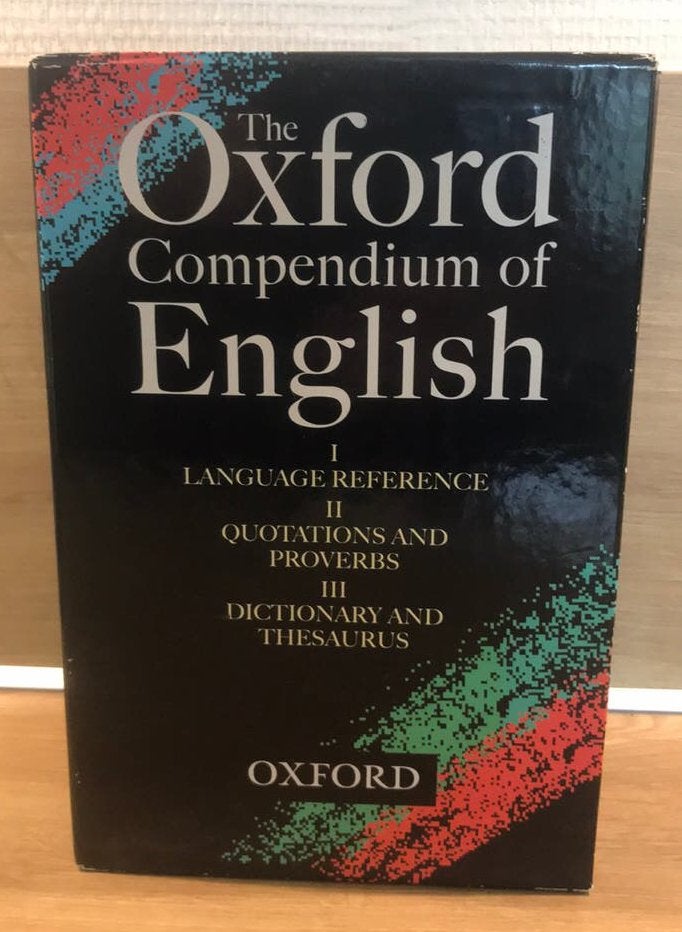 3-delig the Oxford compendium of english language Dictionary, Boeken, Ophalen of Verzenden