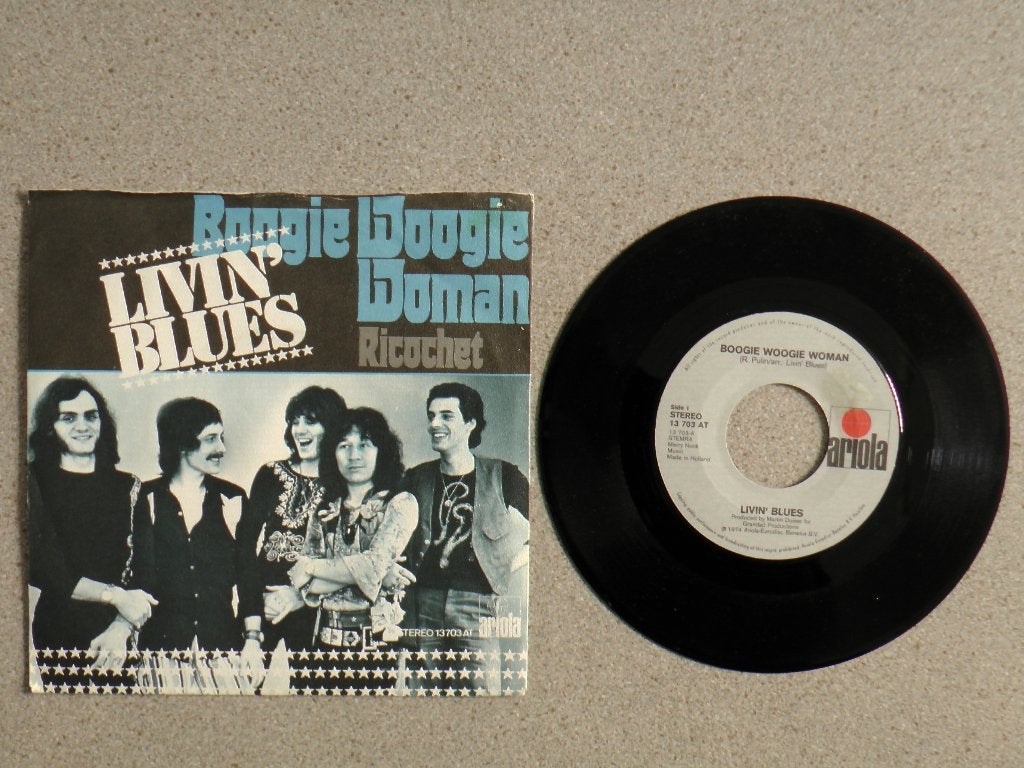 Livin Blues - Boogie Woogie woman VINYL SINGLE, Cd's en Dvd's, Vinyl Singles, Gebruikt, Fotohoes, Single, 1970 - 1979, Pop, 7 inch