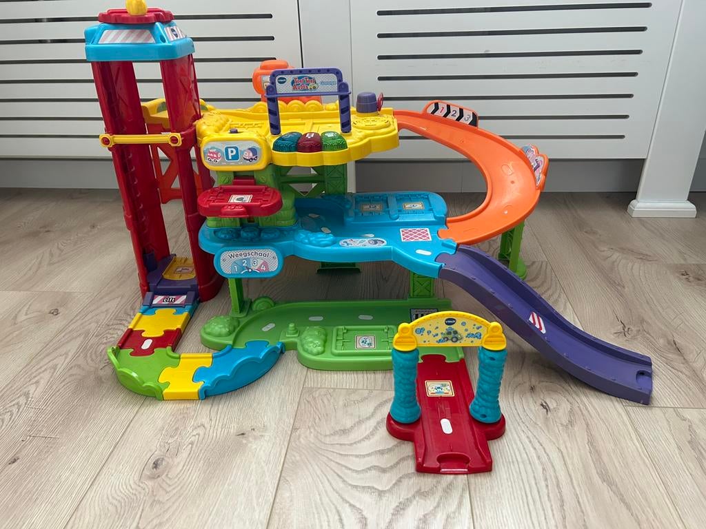 Vtech Toet toet auto’s set, Kinderen en Baby's, Speelgoed | Vtech, Gebruikt, 2 tot 4 jaar, Ophalen