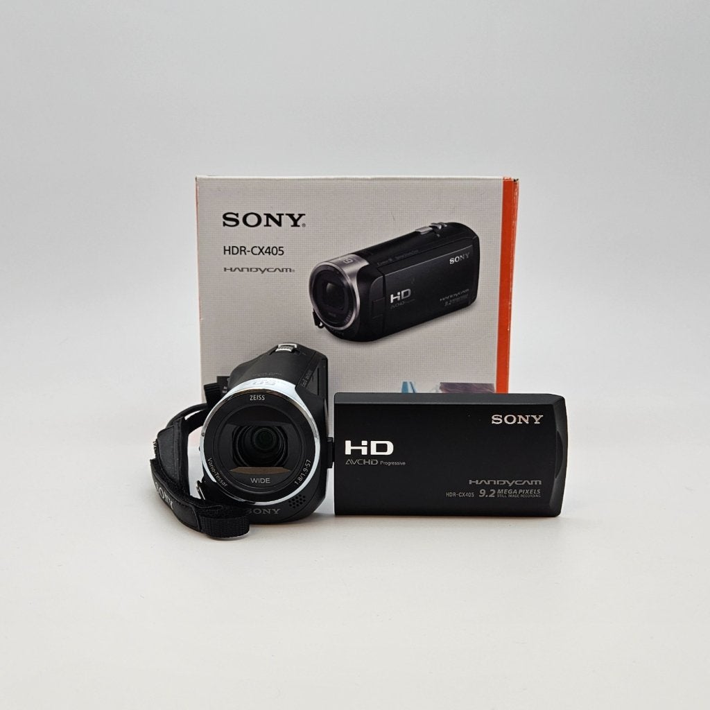 Sony HDR-CX405 HD Handycam Compleet in Zeer Nette Staat, Audio, Tv en Foto, Videocamera's Digitaal, Sony, Zo goed als nieuw, Support@sony.com