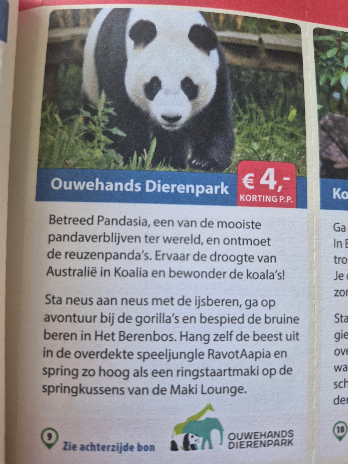 Ouwehands dierenpark, Tickets en Kaartjes, Recreatie | Dierentuinen, Drie personen of meer, Dierentuinbon