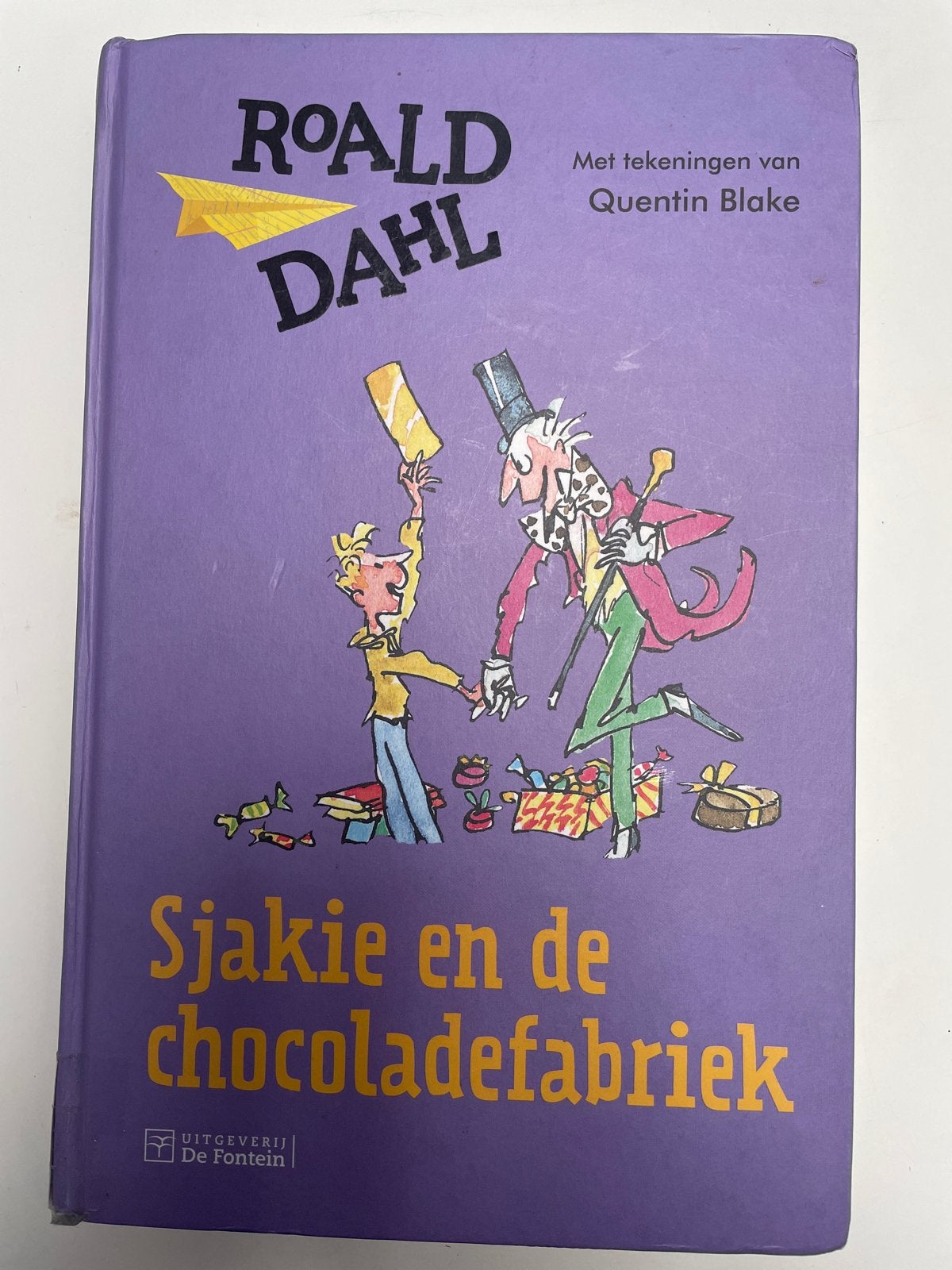 Sjakie en de chocoladefabriek - Roald Dahl, Ophalen of Verzenden, Gelezen, Sprookjes