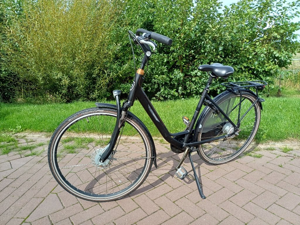 Batavus Wayz Comfort damesfiets mat zwart, Fietsen en Brommers, Ophalen, Gebruikt, (Extra) lage instap, 47 tot 50 cm