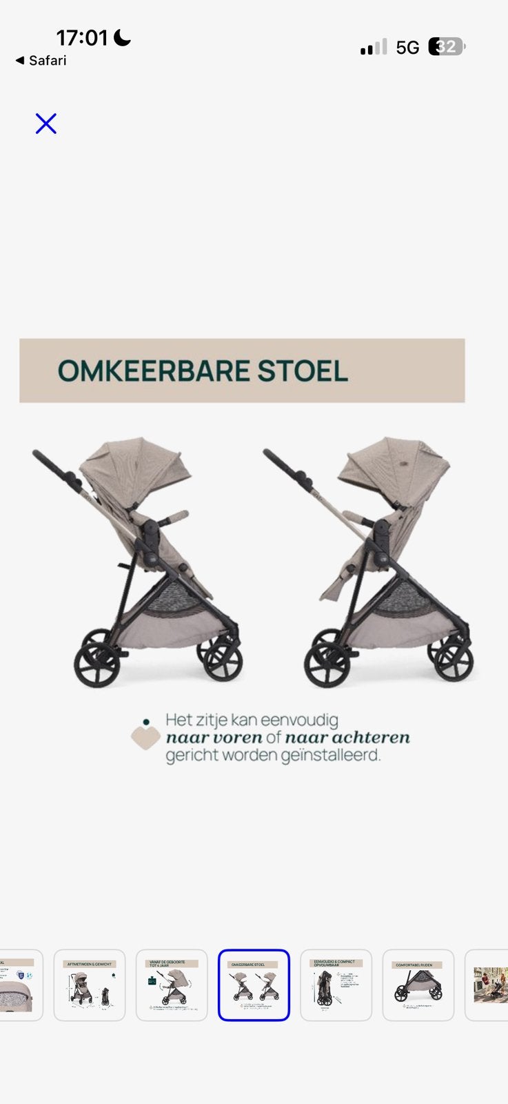 Chicco seety 2 buggy, Kinderen en Baby's, Buggy's, Zo goed als nieuw, Overige merken, Regenhoes, Verstelbare rugleuning, Zonnekap